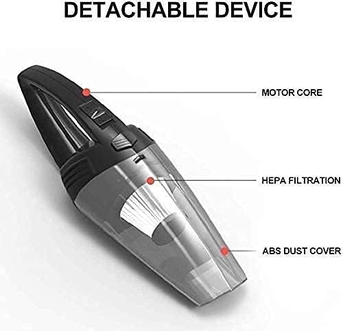 Portable Vacuum Cleaner for Car - High r 106W/12V Mini Vacuum for Car with Steel Filter - Hand Held Vacuum Cordless 20