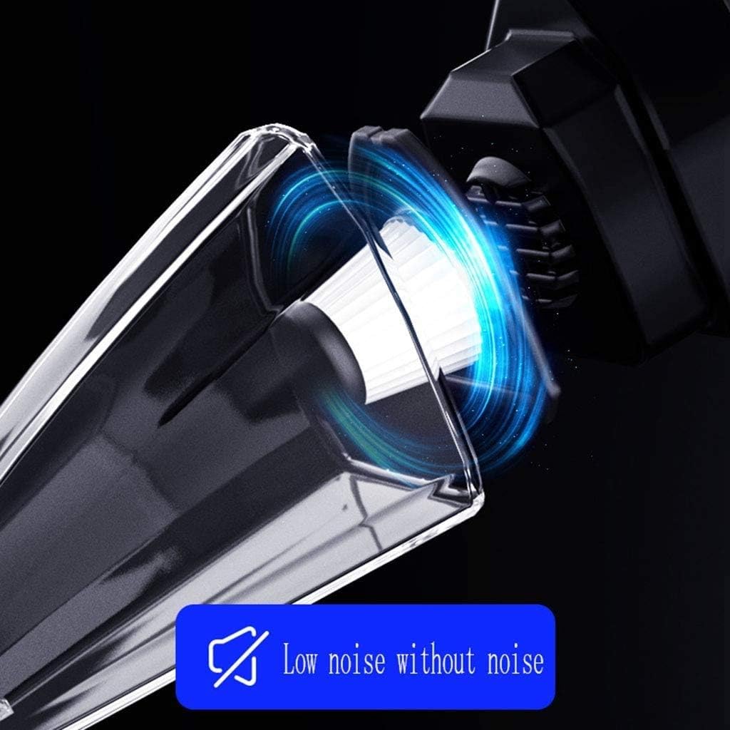 Handheld Vacuum Cleaner, Vacuum Handheld, 5500PA Power Vacuum Cleaner Wet/Dry Noise Reduction Portable Vacuum Cleaner Quick Charge Household and Car Vacuum Cleaner, LED Digital Display