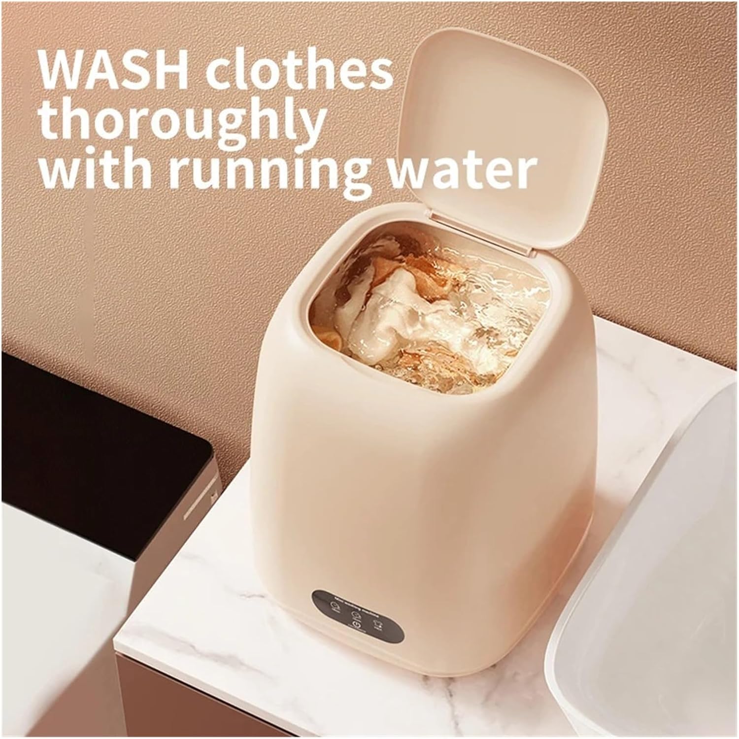 Compact Laundry. Small Washing Machine for Underwear Children's Clothes mini Washer fully automatic Portable Washing Machine with Spin Dryer .Portable