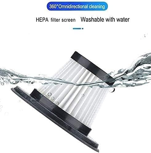 Handheld Vacuum, Hand Vacuum 120W/4500pa Vacuum Wet/Dry Handheld Vacuum Cordless Portable Vacuum Cleaner for Pet Hair, Home, and Car Cleaning Energy-Saving and Silent (Color : Blue)