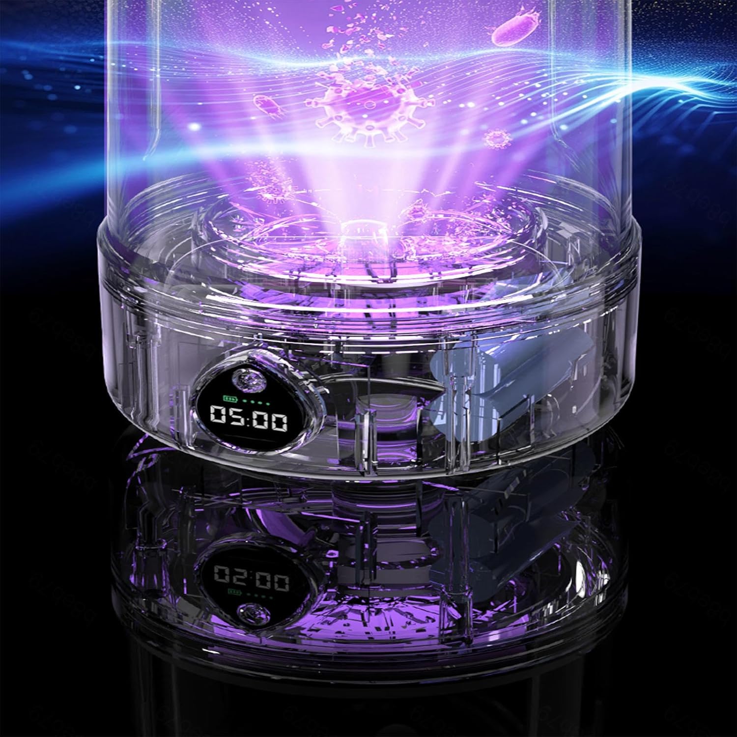 Mini Underwear Washing Machine two-way turbine scrubbing Mini Laundry Machine USB Charging with 2 Modes for Bra, Underwear, Socks