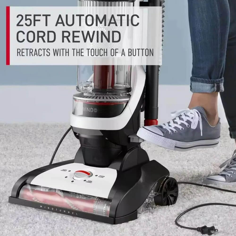 Hoover UH71320VFR WindTunnel Bagless Pet Upright Vacuum Cleaner - White - Refurbished