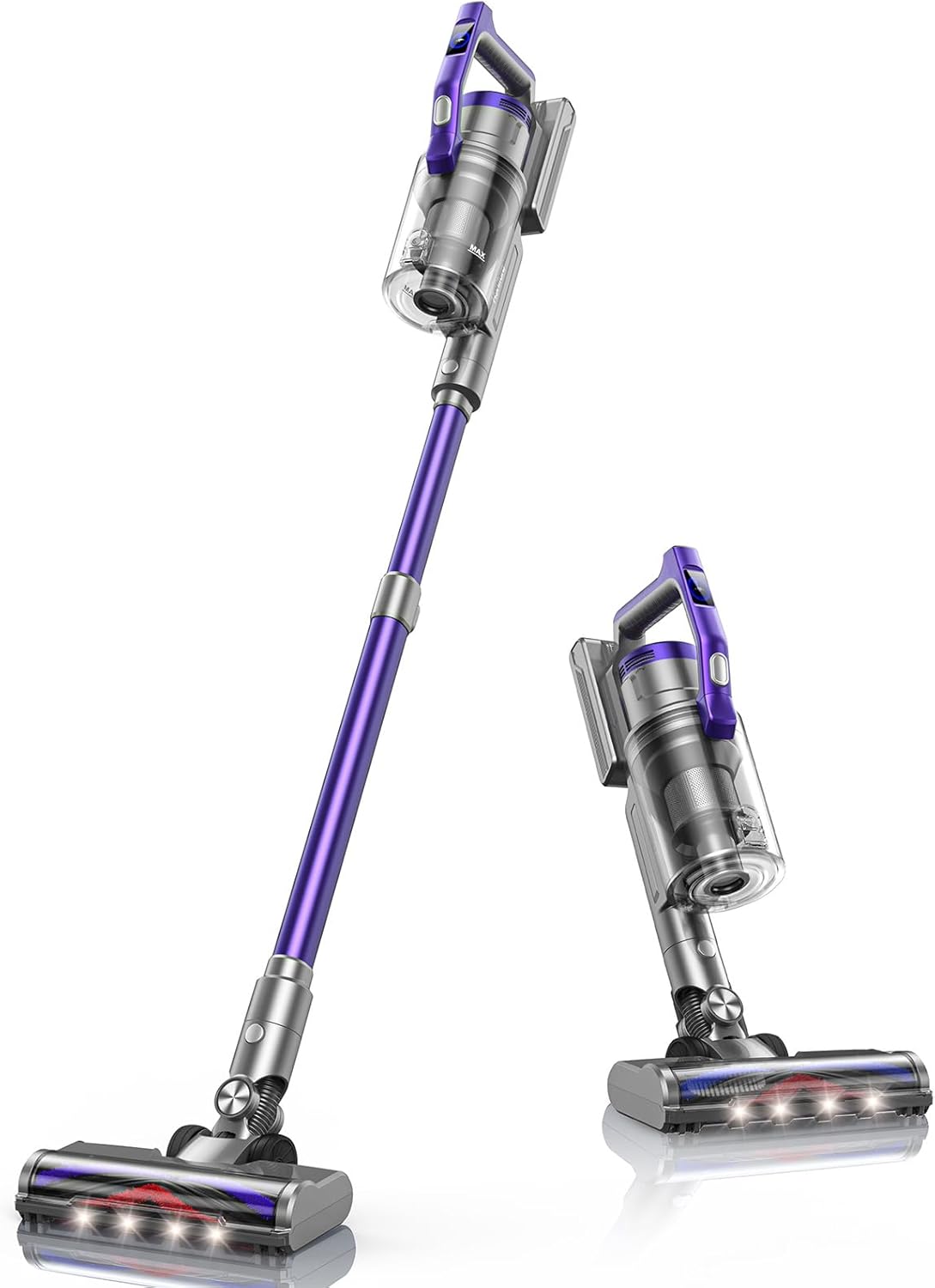 S14 Cordless Vacuum Cleaner 450W 33KPA Stick Vacuum Cleaners with OLED Screen, Up to 55mins,Anti-Tangle Brush, Aromatherapy, Lightweight Vacuum Deep Clean for Hardwood Floor Carpet Pet Hair