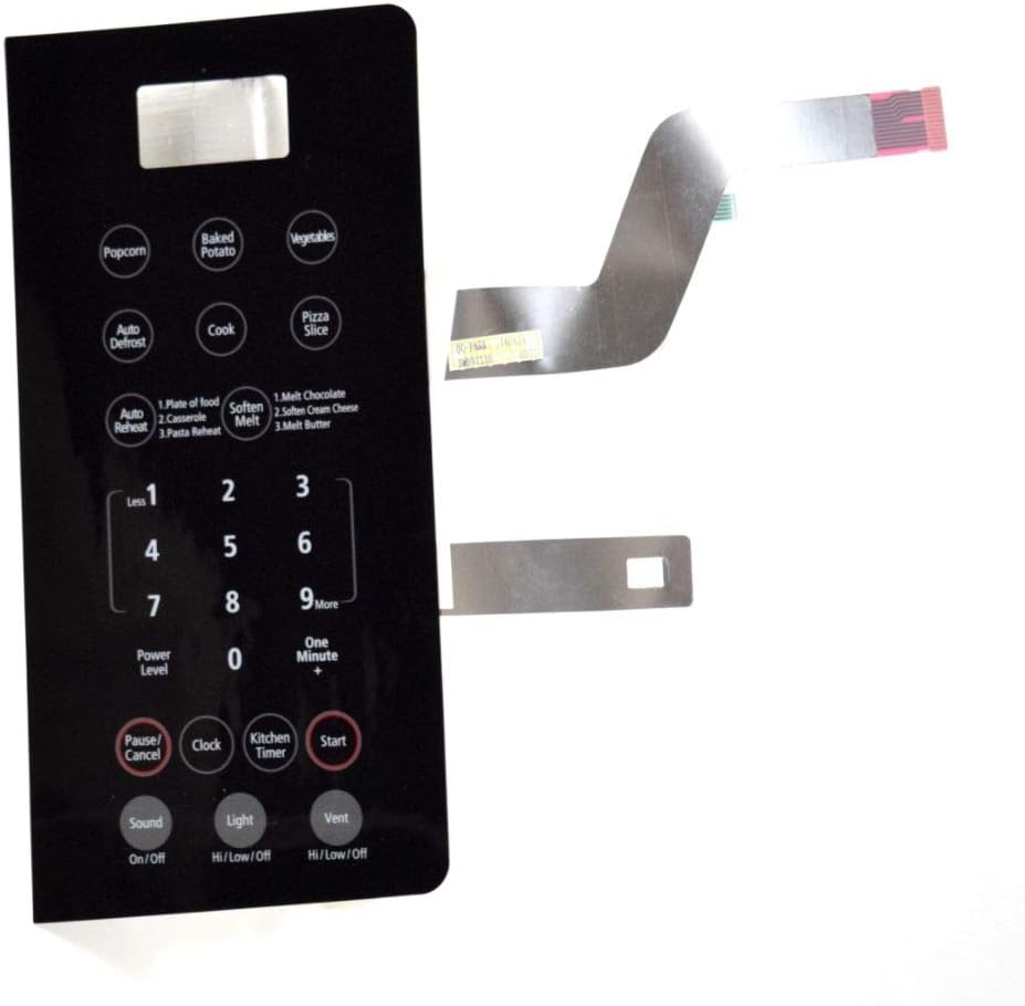 Samsung DE34-00304H Microwave Keypad Genuine Original Equipment Manufacturer (OEM) Part