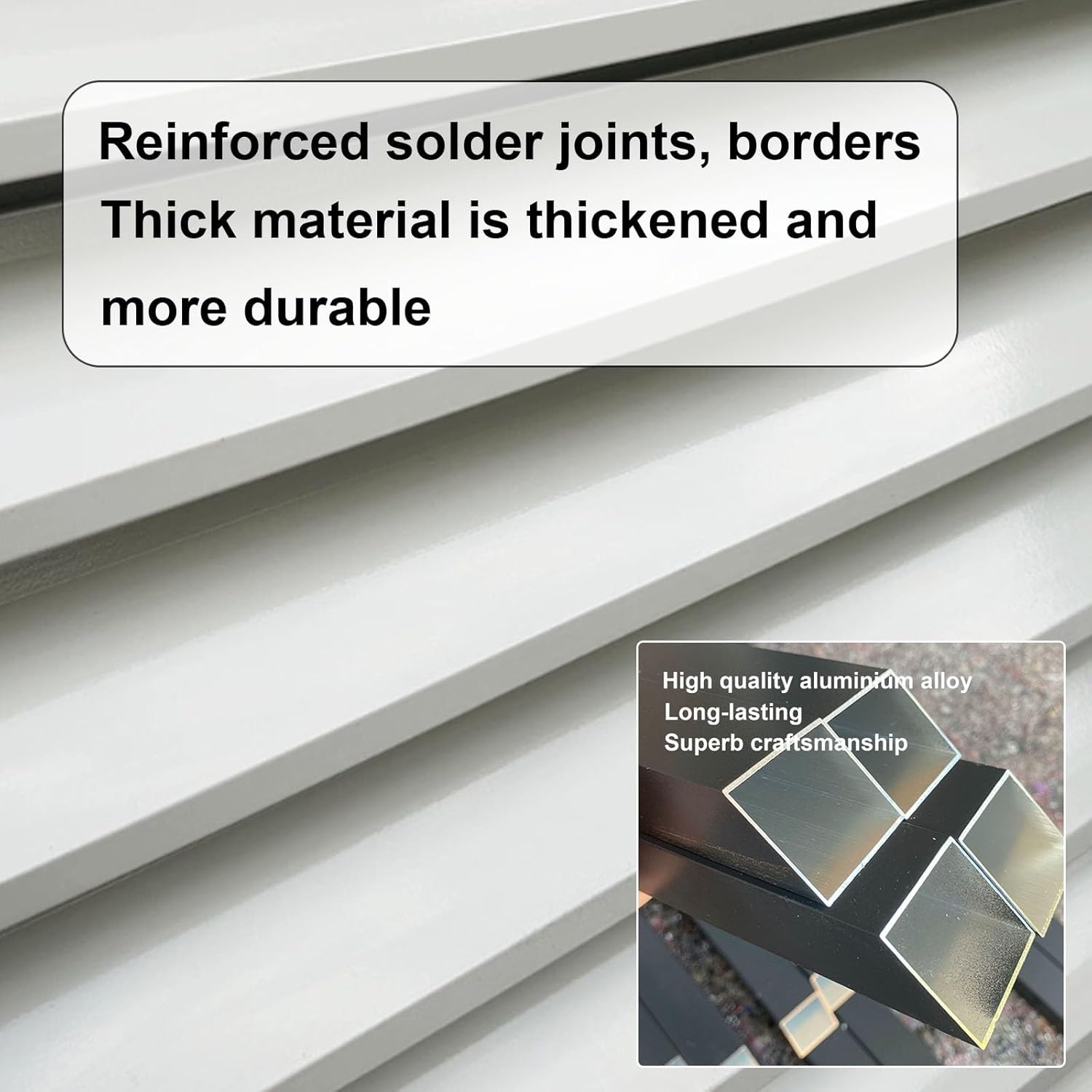 Anti-theft and strong aluminum air conditioner cover, Aluminum external air conditioner cover, Full Winter Outdoor Protection， outer materia， Suitable for indoor and outdoor ( Color : Brown louver roo