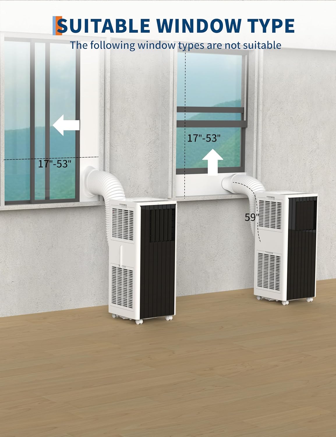 GarveeHome 8000 Btu Portable Air Conditioner, 115v Air Conditioner Portable For Rooms Up To 350 Sq.ft, With Fan, Dry And Cools, Portable Indoor Ac Unit With Remote Control, Sleep Mode, Baby Lock