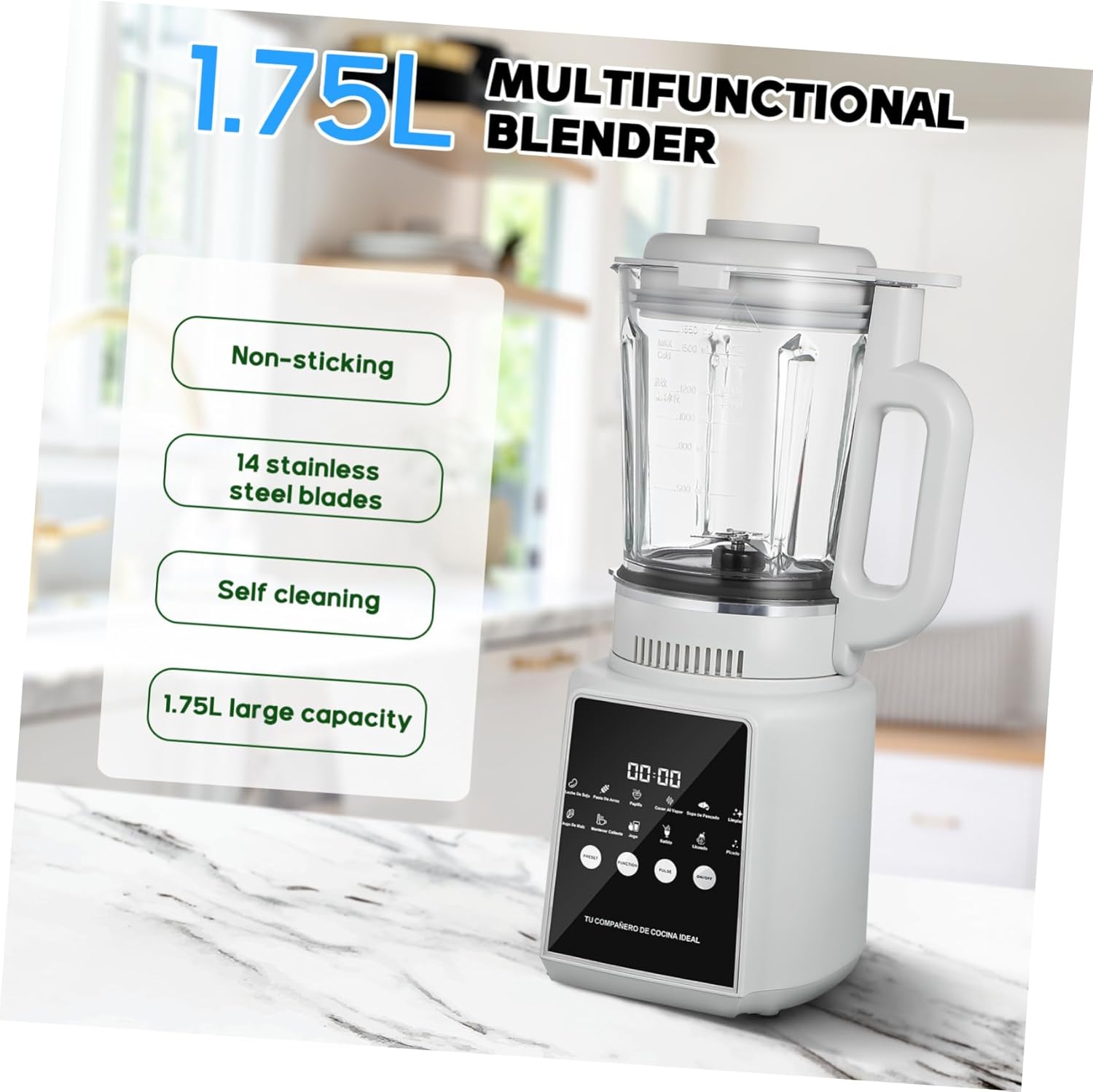 110v Electric Blender Capacity Wall Breaking Machine Smoothies Blender Fruit Juicer Machine
