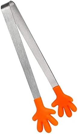 Cooking Tongs 1pc Silicone BBQ Grilling Tong Salad Bread Serving Non-Stick Kitchen Barbecue