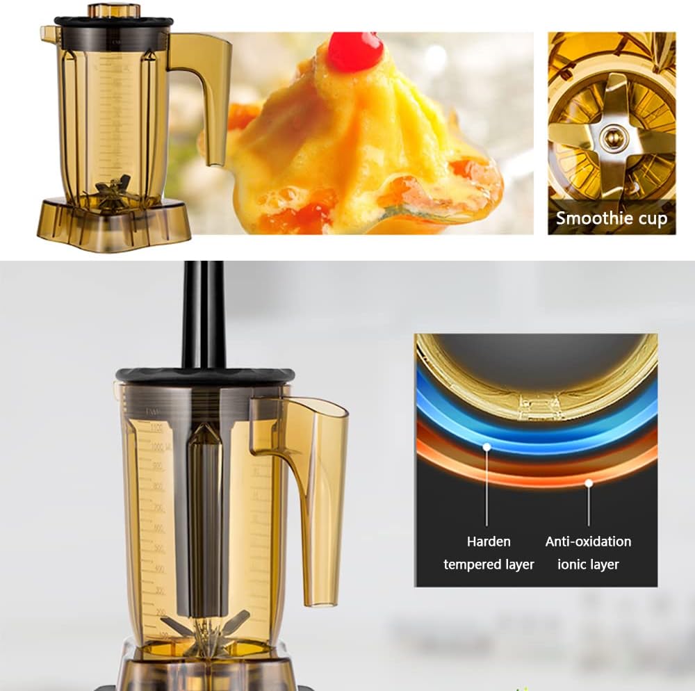 Milkshake Large Capacity Smoothie Maker, High Speed Countertop Blender with 1800 Watt Base, Built-in Pulse for Easy Self Cleaning
