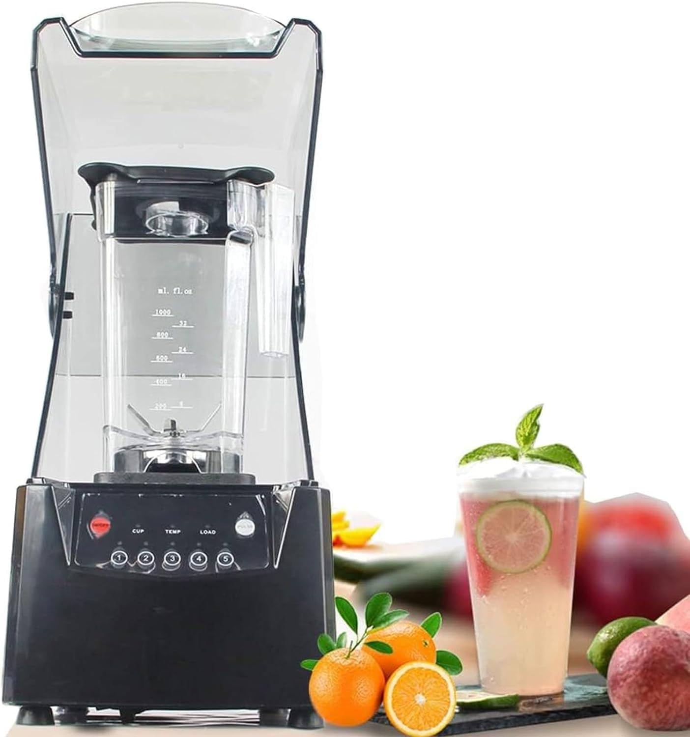 Smoothie Maker,2L High Speed Blender,2200W Commercial Multifunctional Blender,17000RPM Blender,for Crushing Ice/Juice/Smoothie/Milkshake/Soy Milk,2 * 2L