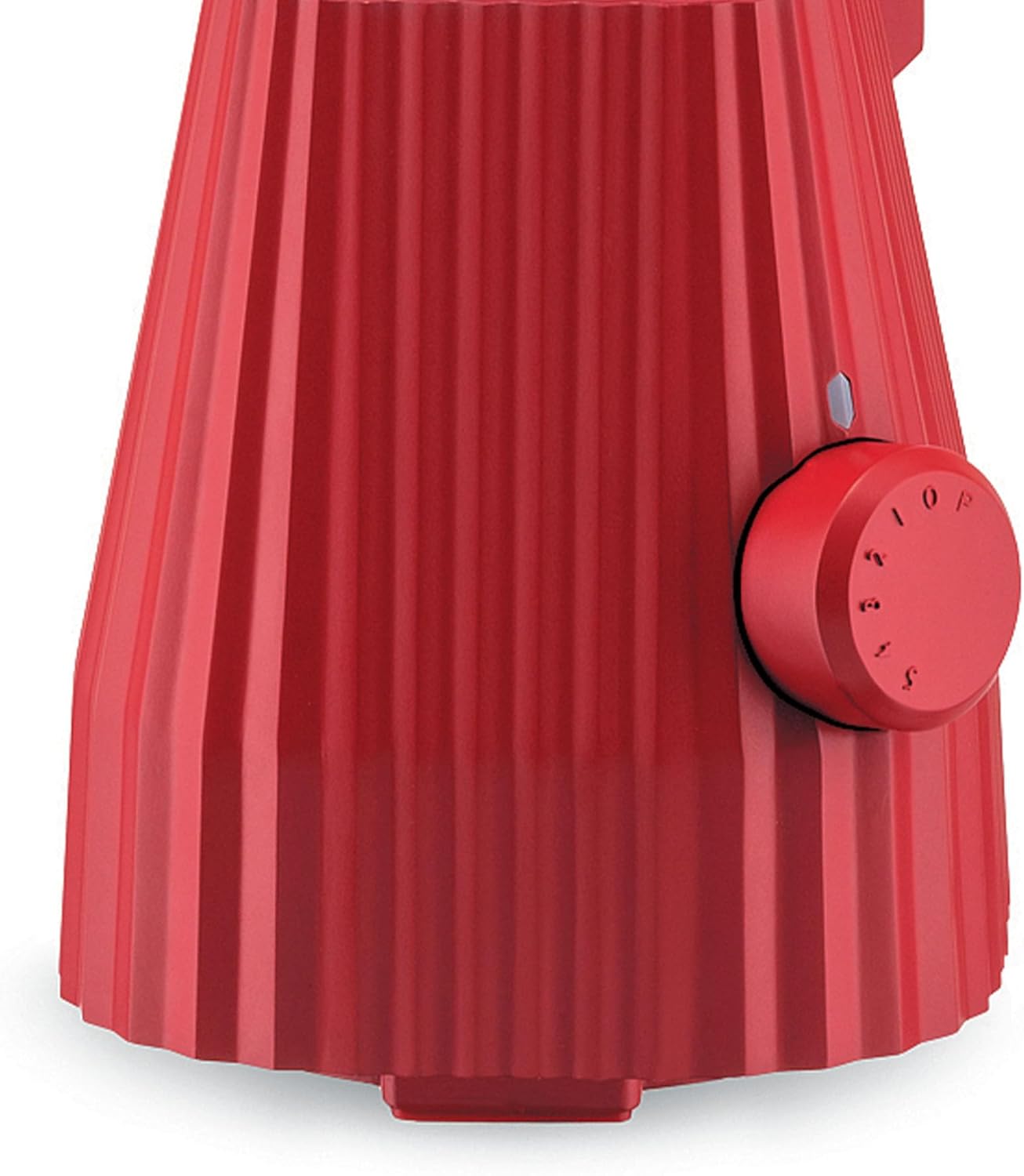 Alessi Plissé MDL09R/USA - Blender in Thermoplastic Resin, Graduated Pitcher in PCTG, US Plug 700W, Red