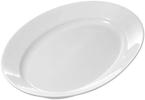 Pillivuyt, XX Large Classic White Oval Porcelain French Serving Platter, Turkey Platter, 21.5 Inches x 13.5 Inches, Oven, Freezer, Microwave to Table