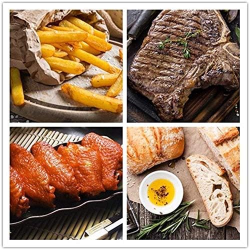 Air Fryer Electric Hot Oven Oilless Cooker LED Touch Digital Screen, 10-in-1 Countertop Oven with Dehydrator & Rotisserie, Preheat and Shake Reminder, Nonstick Basket, 9.5 QT-Black