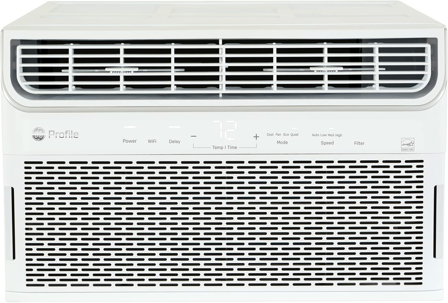 GE Profile Inverter Window Air Conditioner 13,500 BTU, WiFi Enabled, Ultra Quiet, Inverter Technology, Energy Efficient for Large Rooms, Easy Installation with Included Kit, Energy Star, White