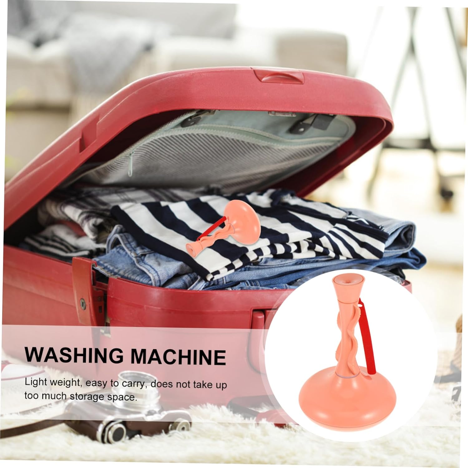 Artibetter 360degree Portable Washing Machine Sonic Washer Washer Eco-friendly Usb Power Easy to Use