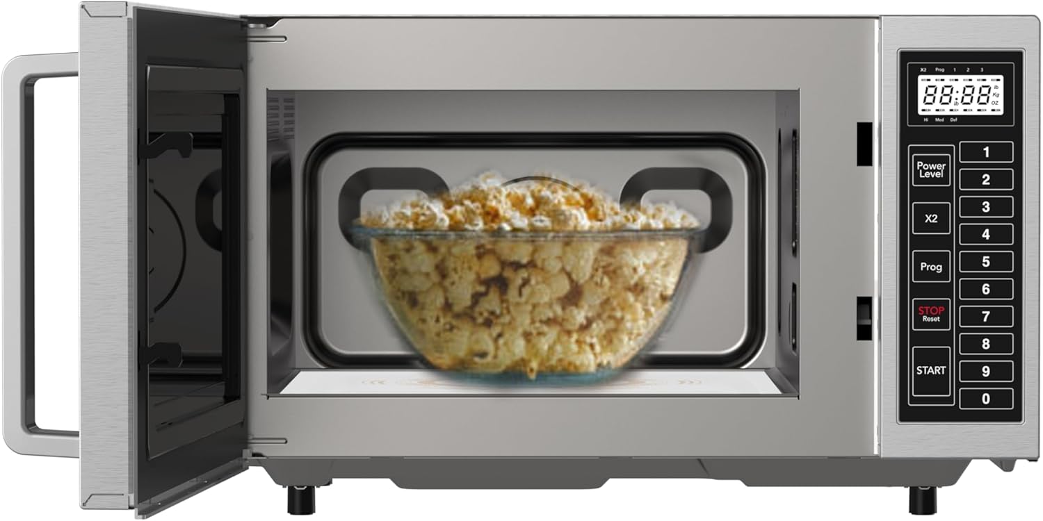 FRIGIDAIRE COMMERCIAL Kitchen Microwave Oven, 0.9 Cu Ft (1000 Watts), NSF certified