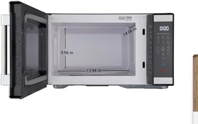 Hamiilton_Beach 1.1 Cu ft Countertop Microwave Oven in Stainless Steel, Sensor Cook