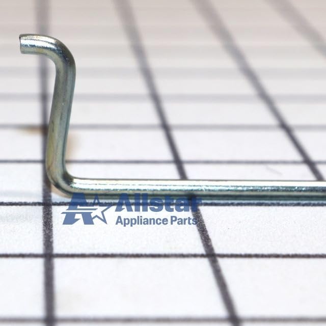 Allstar Appliance Parts WP4452395 AA Microwave Left Side Torsion Spring, White, 1 Pound, 27x3x6 Inches, MICROWAVE OVEN, Touch Screen, Microwave Radiation, 1 Pound Max Weight Capacity, Spring