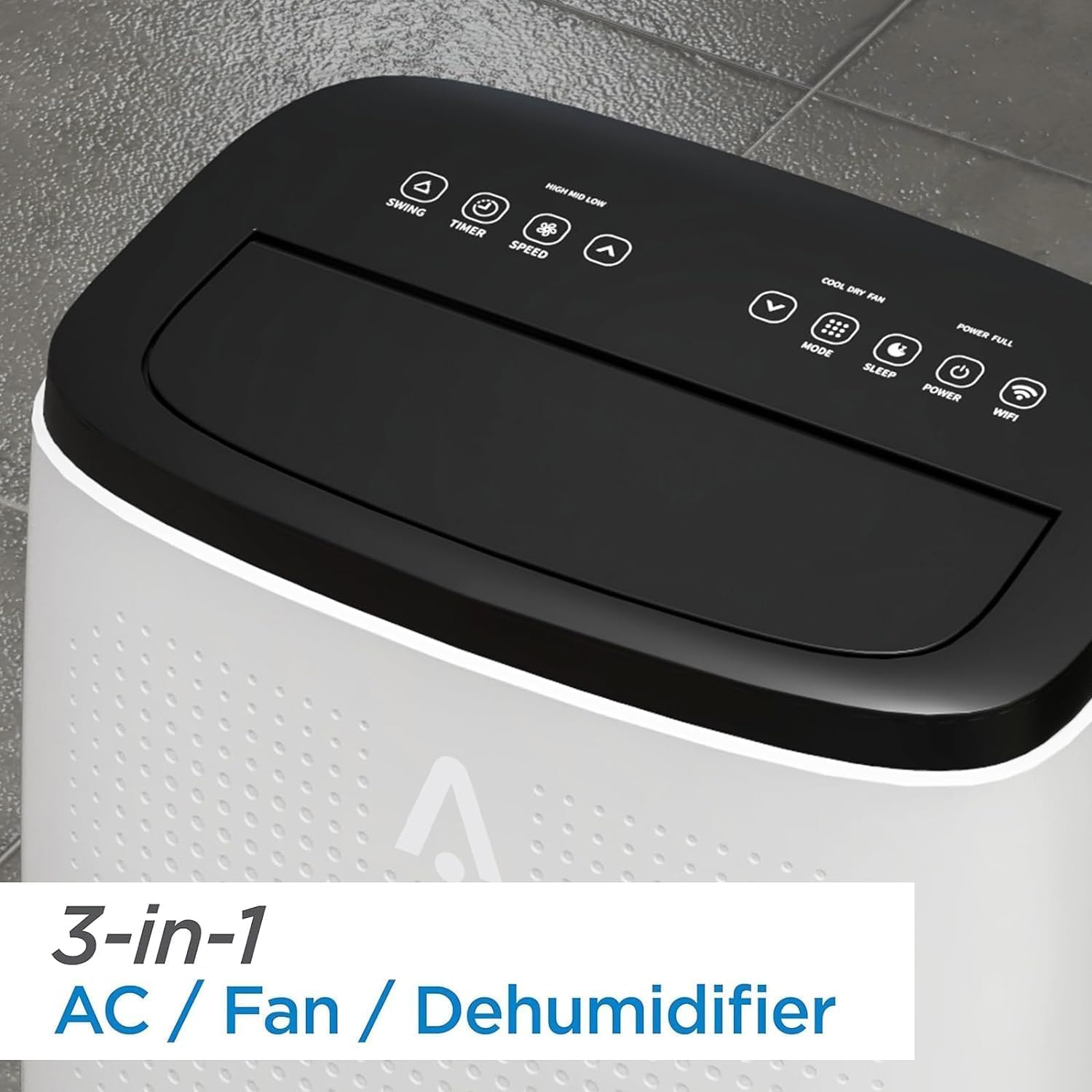 14000 BTU(ASHRAE) / 9300 BTU (DOE) Portable Air Conditioners, Air Conditioner Portable, 3-in-1 Mini Standing AC Unit Cool/Dry/Fan, Cooling Up to 700 Sq.Ft, Sleep Mode, 24H Timer, Remote Control