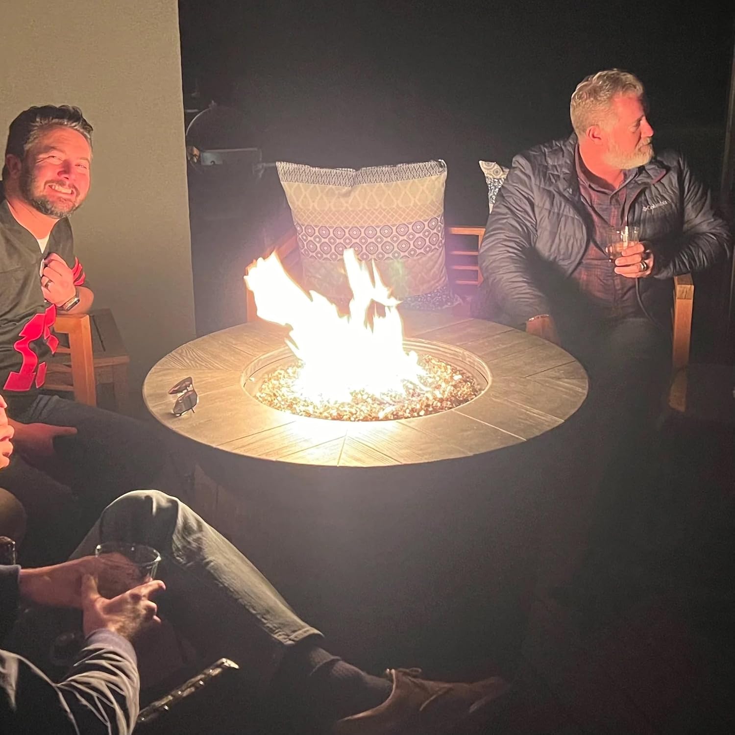 Wine Barrel Fire Pit