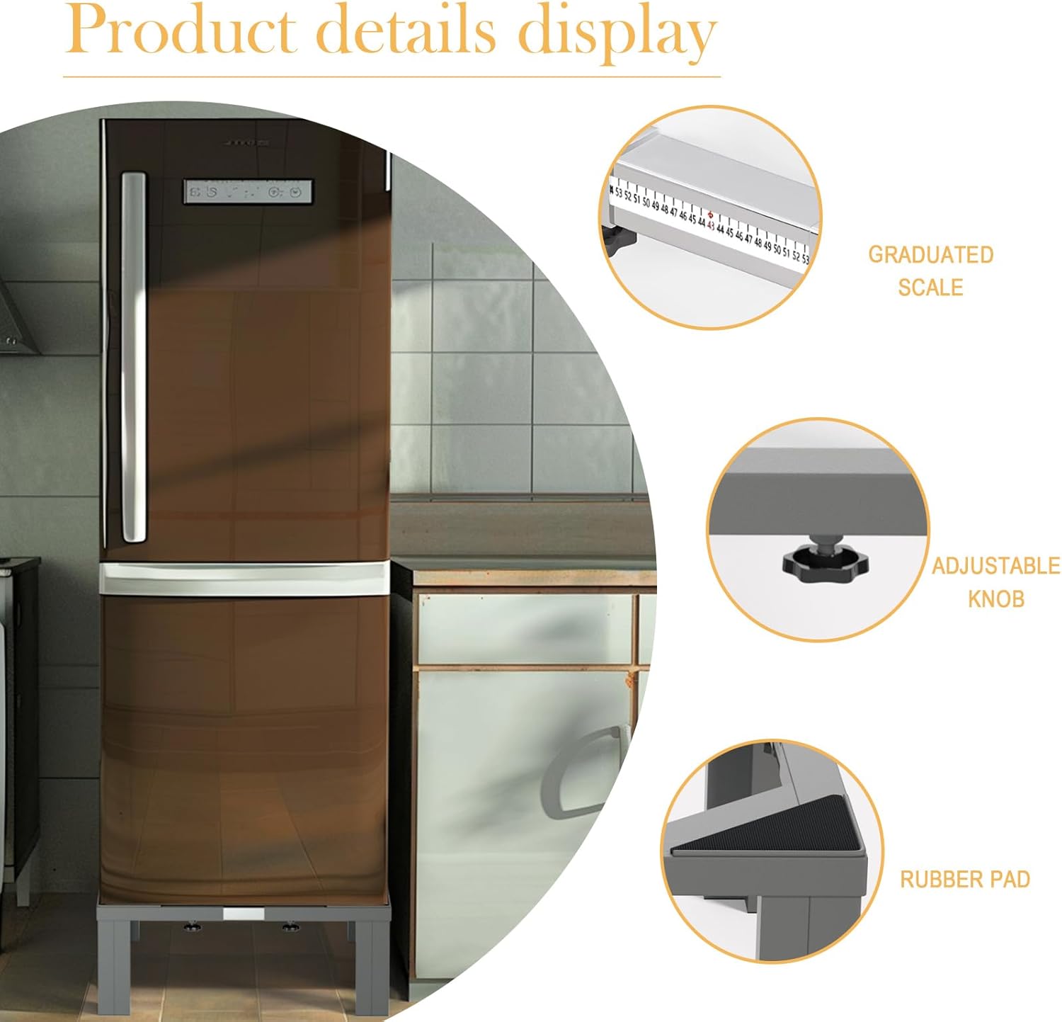 I'Ezonk Full size Heavy duty all steel Laundry Pedestal, 16