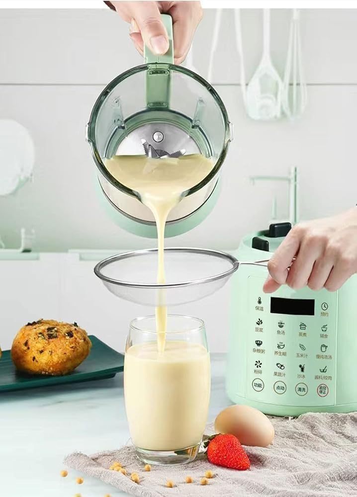 Kitchen Juicer Machine Blender With Automatic Heating For Rice Paste, Smoothies, Frozen Dessert, Soup,Fruits And Vegetables - Juice Wall Breaking