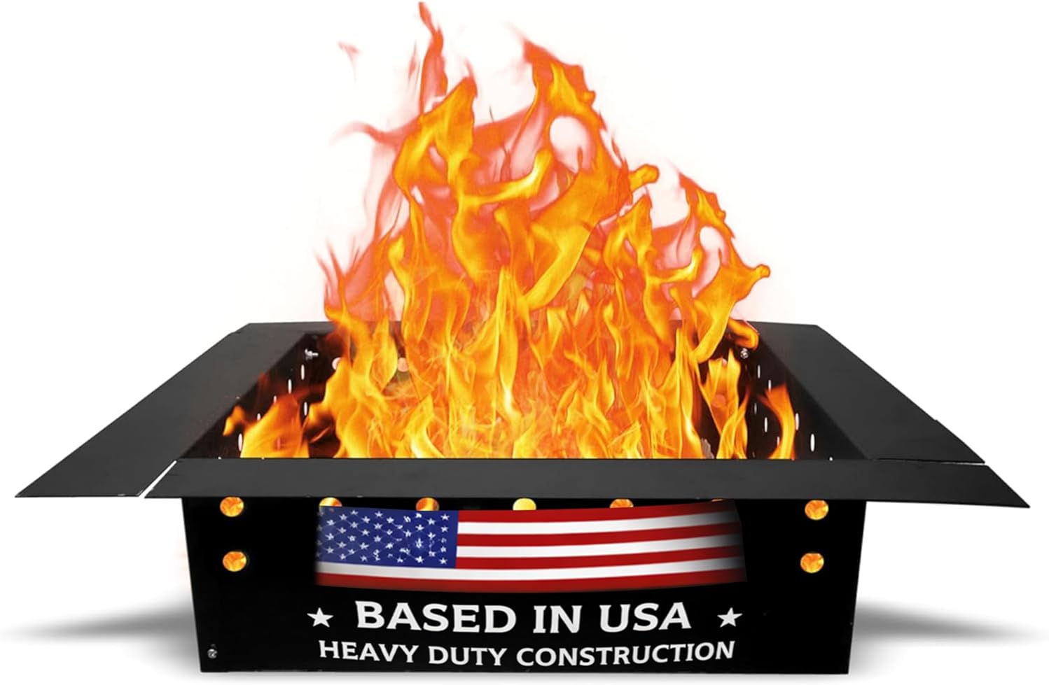 FEBTECH - Square Fire Pit Insert Ring - Carbon Steel 32