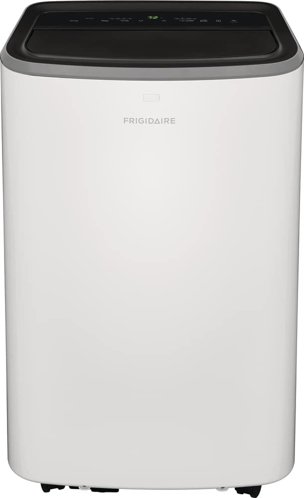 Frigidaire FHPW142AC1 Portable Air Conditioner, 14K BTU (ASHRAE) / 10K BTU (DOE) with Multi-Speed Fan/Dehumidifier Mode/Built-in Air Ionizer/Washable Filter/Works with Alexa/Wi-Fi Connected, in White
