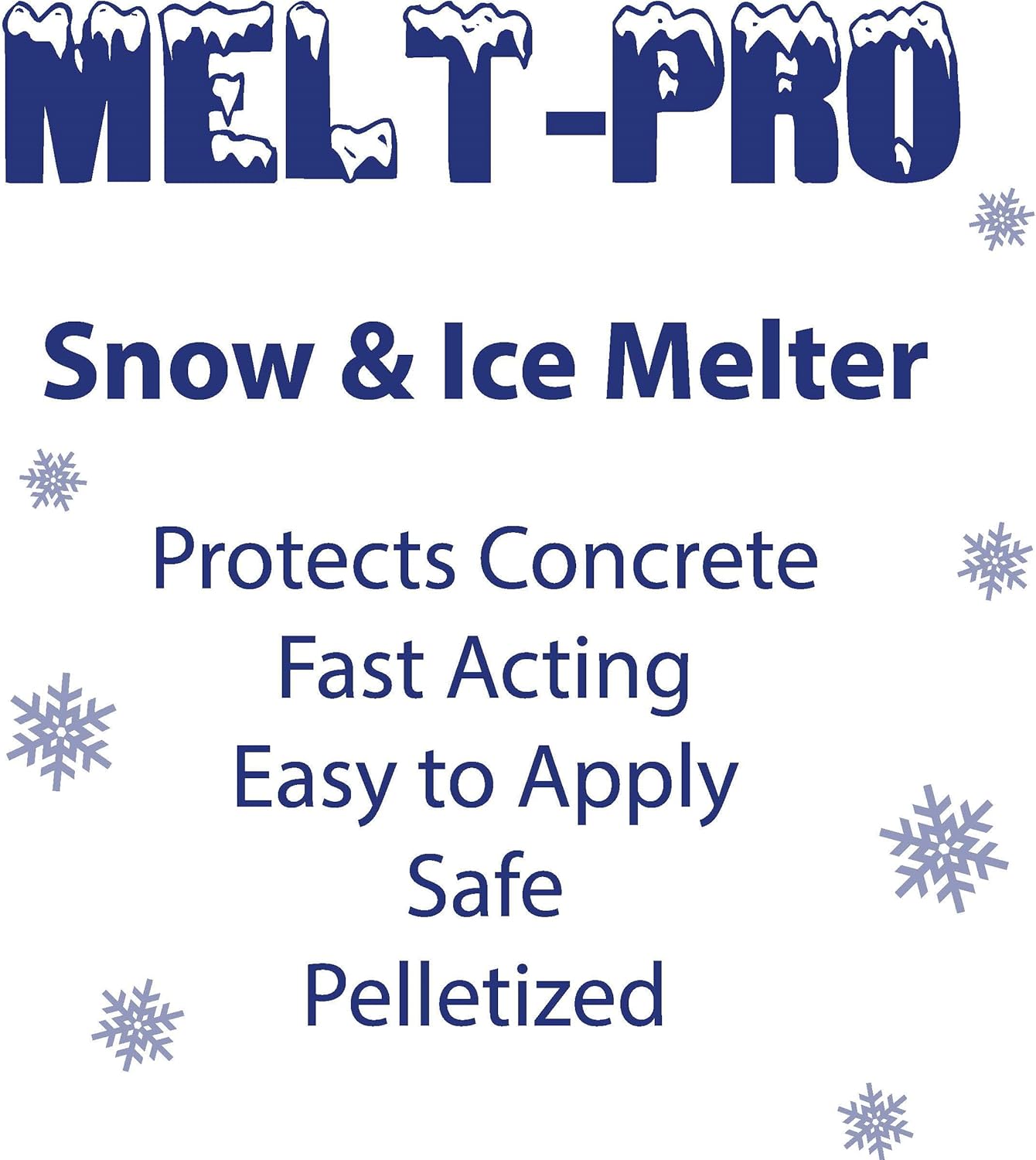 Snow & ICE MELT - Pallet (49 Bags) - Unique Polymer Formula-Big- 50lb Bag, Safe Around Pets, Lawn, shrubs, Sidewalks, porches and driveways.