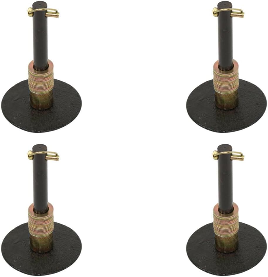 (4) Snow Plow Shoe Skid Foot Assemblies for Western 49071 1303220