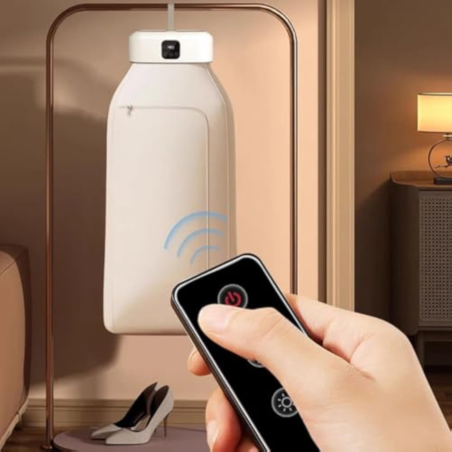 Portable & Compact Clothes Dryer, Mini Laundry Dryers with Remote Control, Foldable Electric Drying Machine with Dry Bag for Travel, RV, Home, Apartment (1PC)