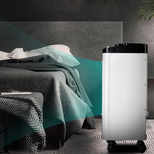 Air Conditioner Fan, Air Circulator Cooler Fans, Mobile Water Cooling Fan with Wheels, Wide-Angle Oscillation, for Family, Office or Dormitory