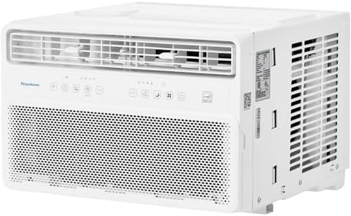 Keystone 10,000 BTU Window Mounted Inverter Air Conditioner with Quiet, High Efficiency Operation and Remote, Window AC Unit for Apartment, Living Room, Bedroom, Medium Rooms up to 450-Sq. Ft.