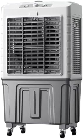 Portable Air Conditioner for Efficient Cooling, 3 Wind Speed Swamp Cooler, Evaporative Air Cooler with Knob Control & Water Tank, for Home Factory Supermarket(115cm/45.2in)