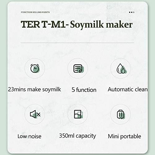 Soymilk Maker Machine Electric Juicer Blender Automatic Heatable Soya-Bean Milk Rice Paste Maker Free-filter(Gray)