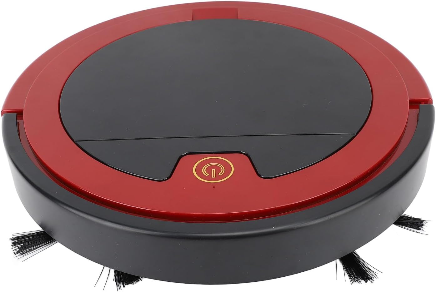Floor Sweeping Robot, Automatic Obstacle Avoidance Multifunctional Effective USB Rechargeable Sweeping Robotic Vacuum for Apartment (Red)
