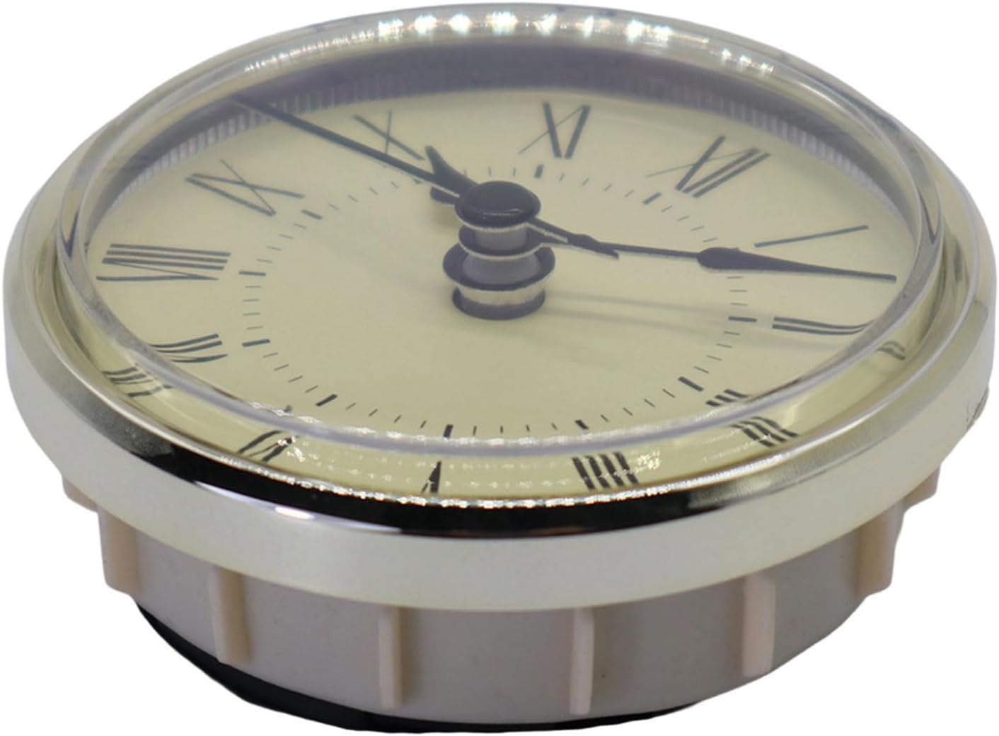 Modern 70mm Quartzs Clock Movement Metal Dials Black Hands Gold Finish Easy Installation Decorative Household Access Easy Installs Clock Movement