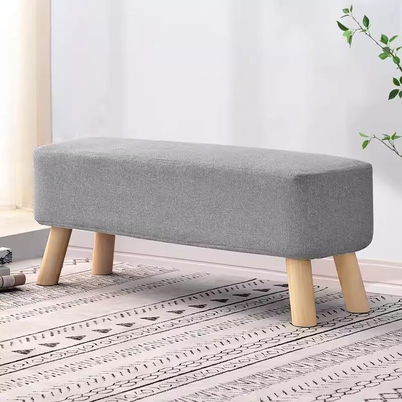 Shoe Bench Shoe Changing Stool Household Door Sofa Stool Solid Wood Long Stool Bed End Stool Shoe Stool Fitting Room Stool Footboard Bench,C