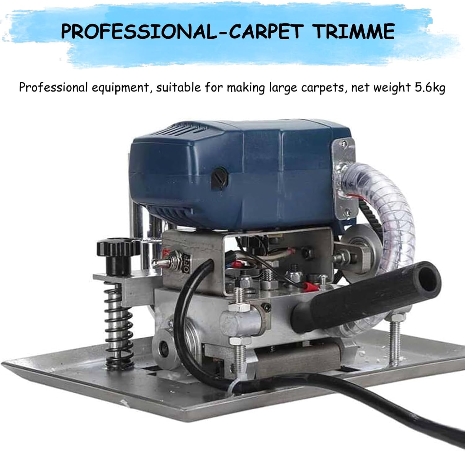 Carpet Flat Shearing Mahcine, 500w Portable Flat Shearing Machine for Carpet Rug, 15000rpm Carpet Cleaning Machines, 3 in Rotating Blade, for Household 110V