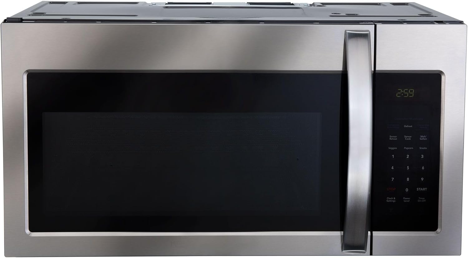 Tough Grade 1.48 Cu. Ft. Stainless Steel Over-the-Range Convection Microwave Oven | 120V | Touchpad Controls, +30 Sec Instant Start, Rear Vent Option, 13.5
