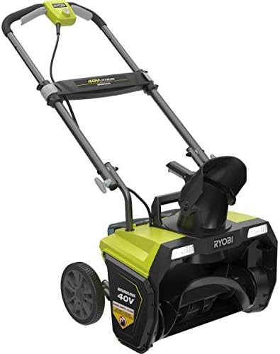 Ryobi 20 in. 40-Volt Brushless Cordless Electric Snow Blower - Battery and Charger Not Included