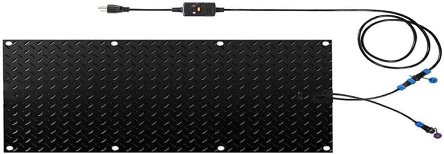 Heated Walkway Snow Melting Mats 12/15.7/20/23.6in Width Snow Melting Walkway Mat, Heated Snow Melting Mats Driveway,Heated Outdoor Mats,Electric Snow Melting Mats for Winter(60x320cm/(23.6x12