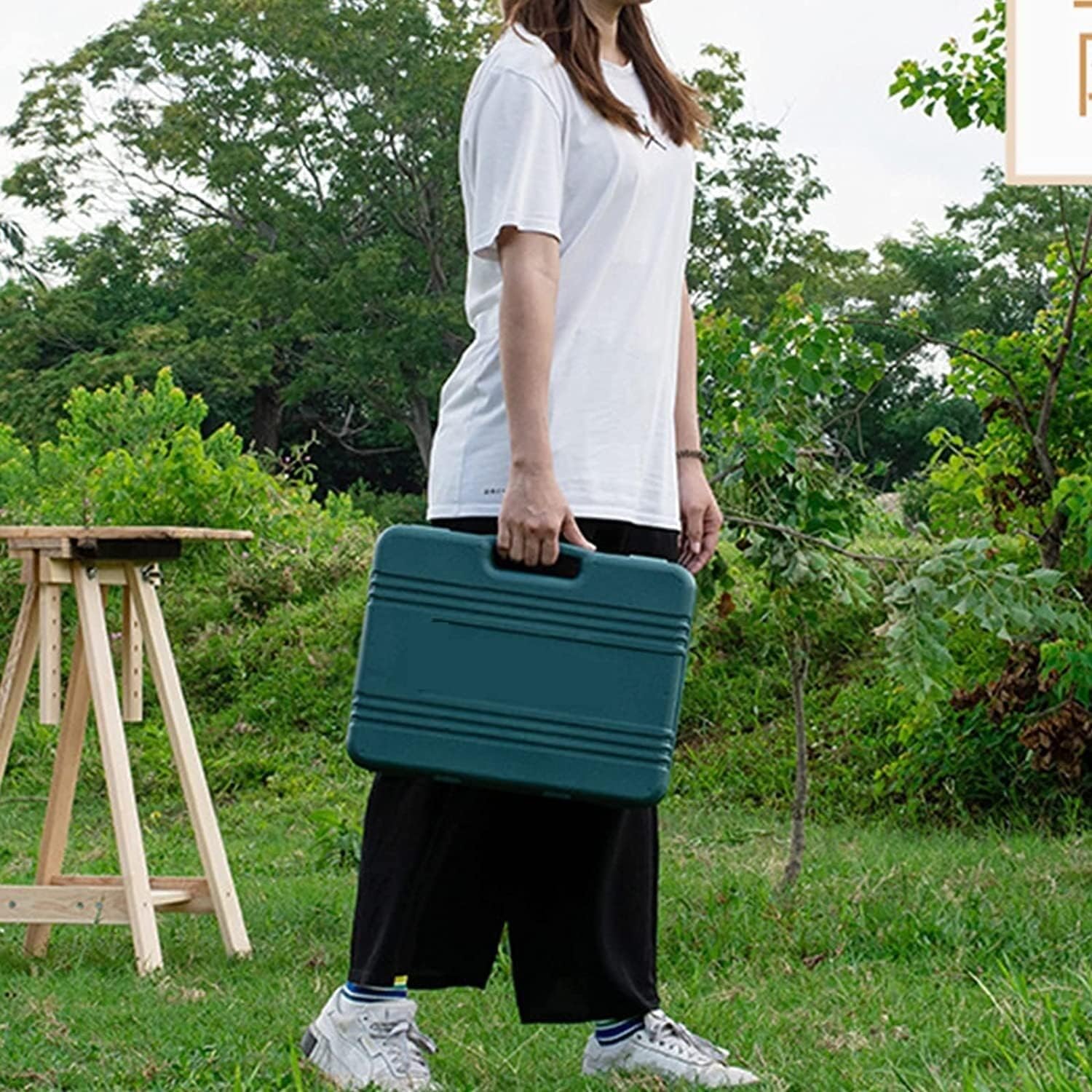 Charcoal Grills BBQ Grill Folding Portable BBQ Charcoal Grill Outdoor Stainless Steel BBQ Outdoor Cooking Beach Camping Picnic Charcoal Grill Cooking