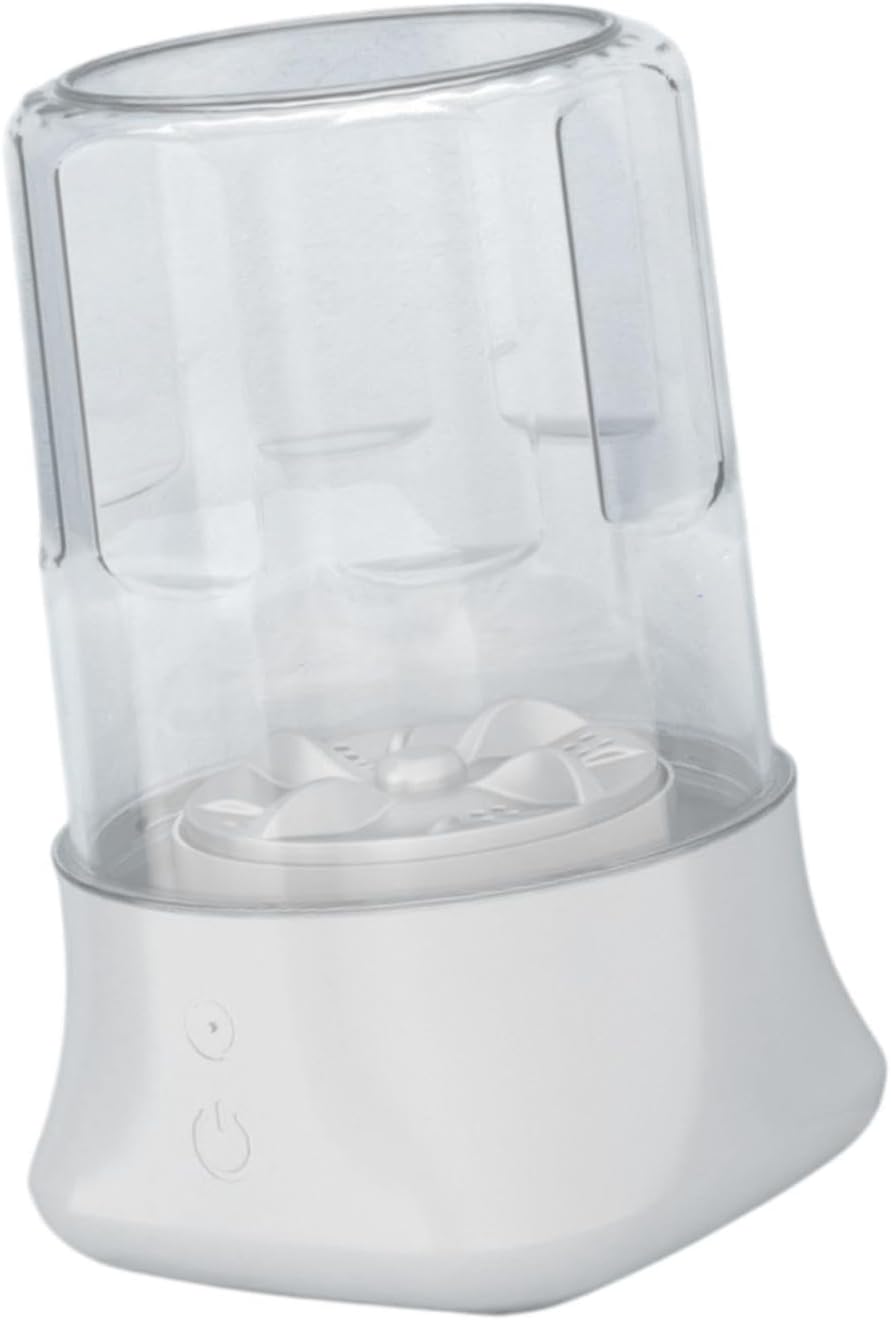 Portable Washing Machine Quick Cleaning Rechargeable 1L Small Washer for Apartment Laundry Baby Clothes Small Items Underwear, white