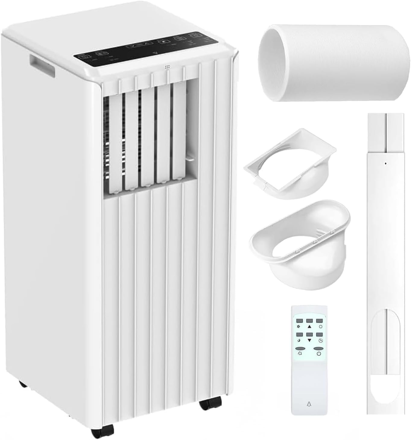 Portable Air Conditioner 8000 BTU - 3-In-1 AC Units Fast Cooling, Dehumidifying & Fan Functions, Ultra Quiet Operation with Remote Control & Window Kit, Ideal for Bedroom, Office & Living Room