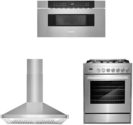 COSMO 3-Piece Kitchen Appliance Packages, 30