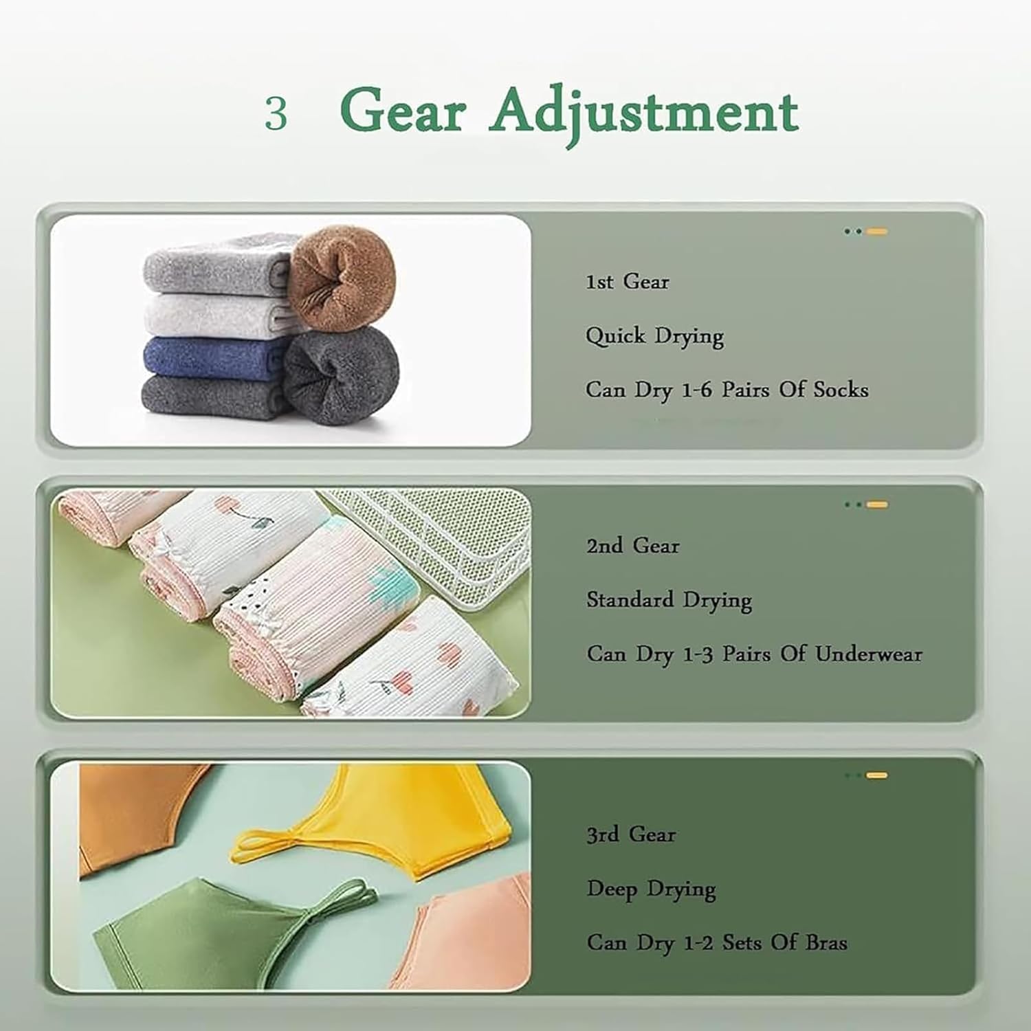 Portable Clothes Dryer, Compact Mini Electric Laundry Dryer, One-touch Touch Screen, Multiple Modes, Stainless Steel Tub, for Apartments, Home, Dorm, Travel RVs