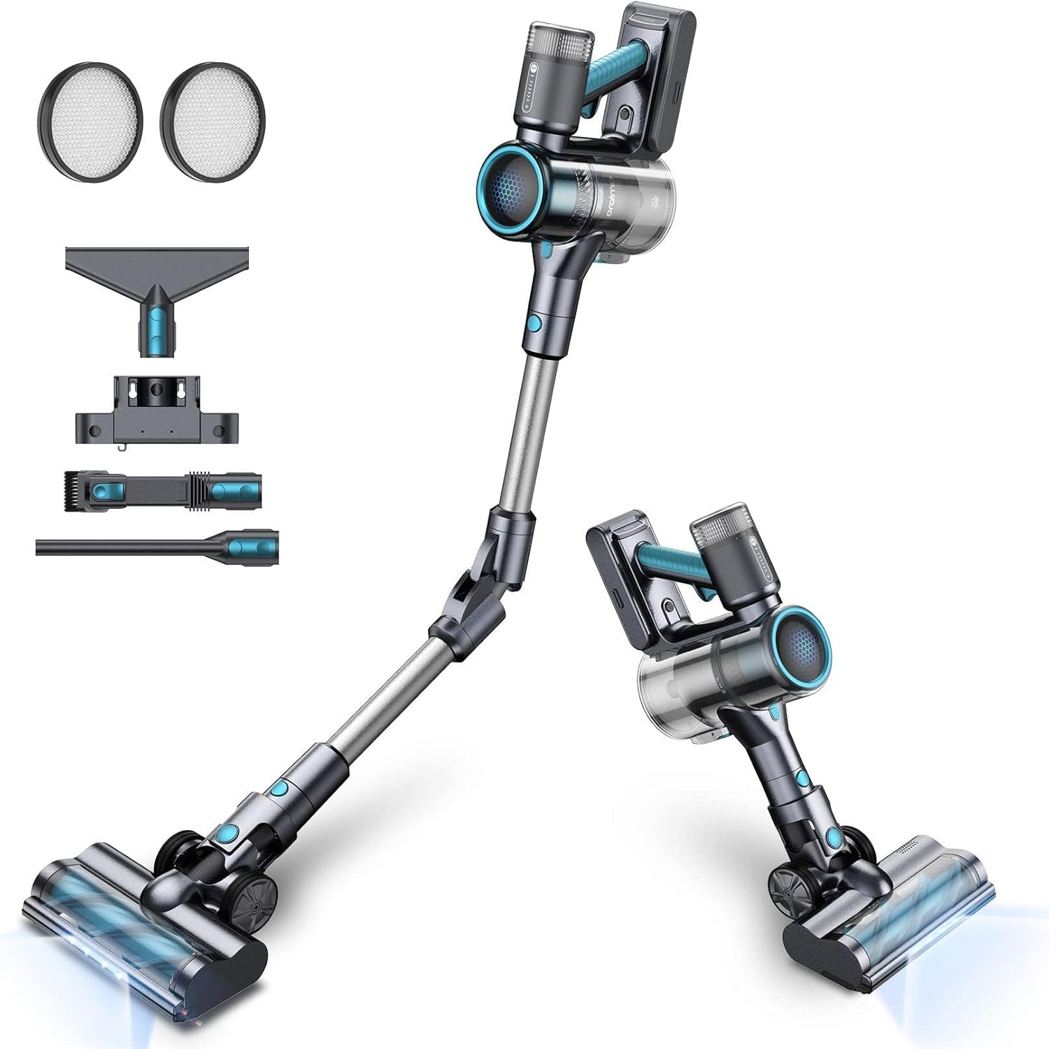 Cordless Vacuum Cleaner,Stick Vacuum Cleaners,with Touch Screen,Multi-Layer Filtering System,Lightweight Handheld,for Carpet Pet Hair