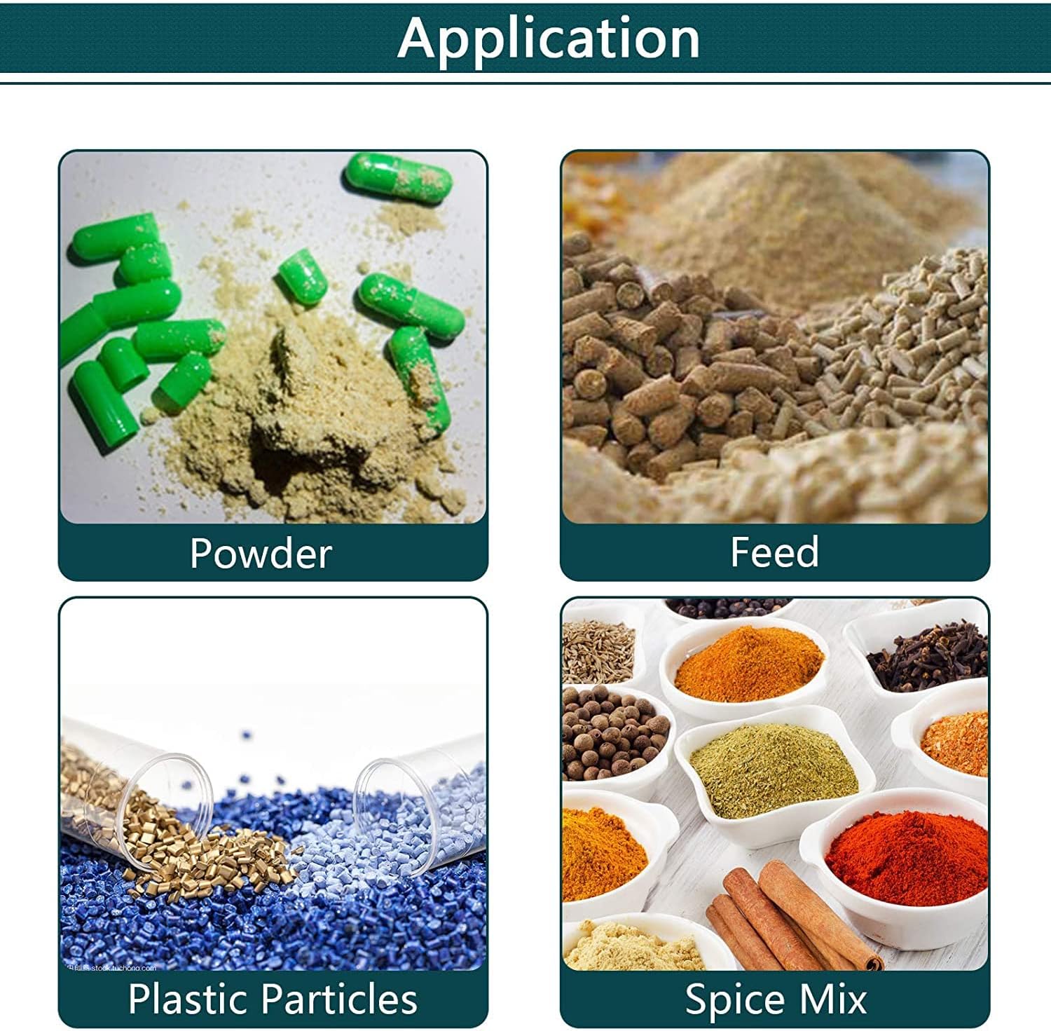 MXBAOHENG YG-5KG Dry Powder Mixer Powder Blender Particle Mixer Granule Particle Blender (220V, 15L, 5kg)