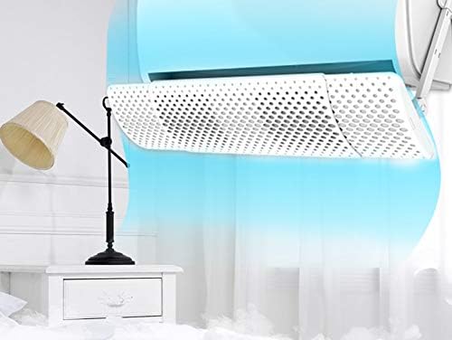 Air conditioning wind deflector White Baffle Anti-straight Blow Air Conditioner Deflector, Adjustable